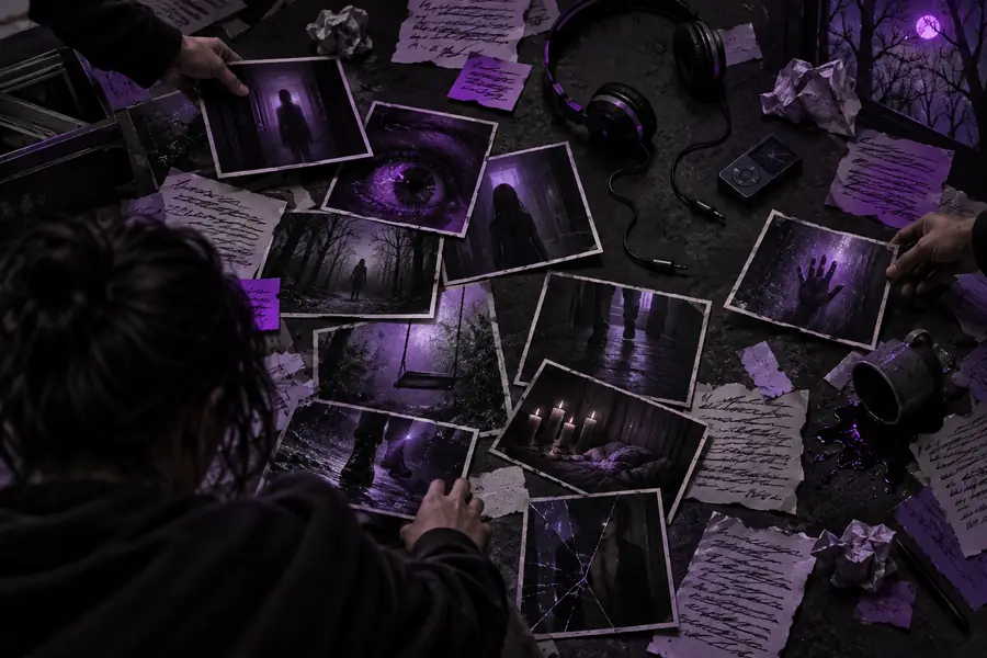 Unstructured faceless reel with mismatched visuals and dense captions